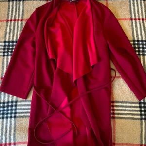 Deep-Wine colored cardigan